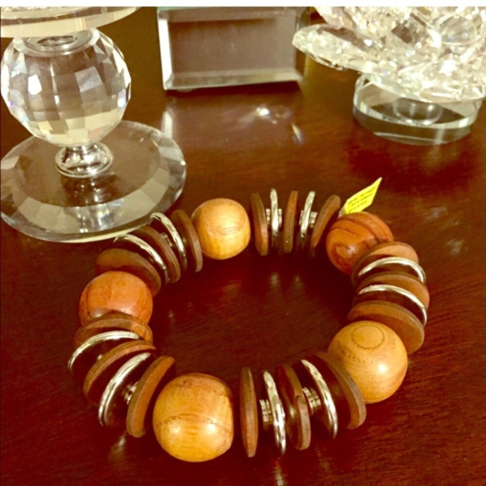 🛍Earthy Bohemian Style Wooden Bracelet